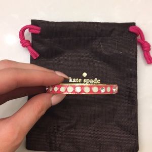 Pink kate spade bangle